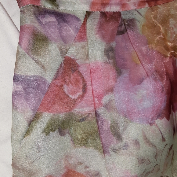 H&M floral chiffon tulip skirt - Picture 3 of 5